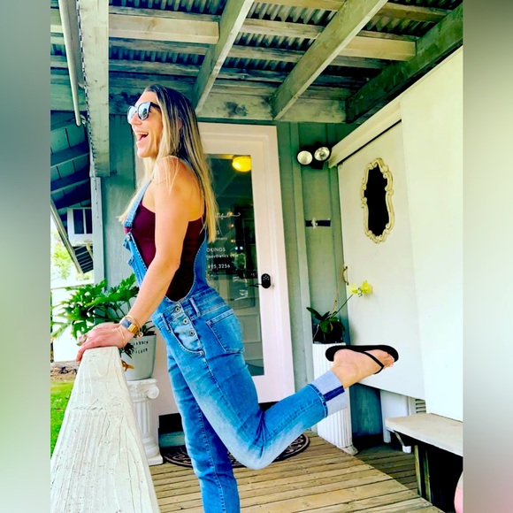 💙✨Anthropologie Mavi Edera Jean Overalls Size Small✨💙 - Picture 2 of 5